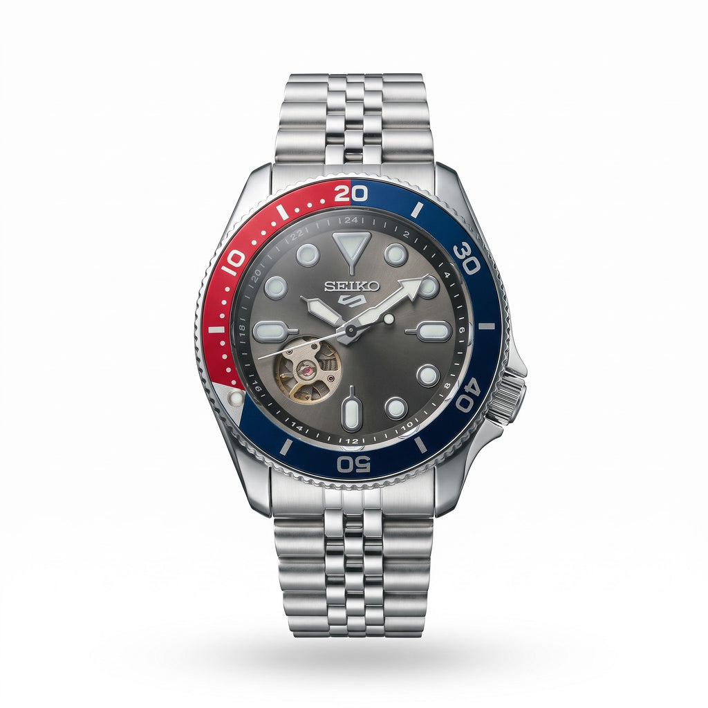 Seiko Prospex Solar Diver’s Blue-Red-Blue Automatic
