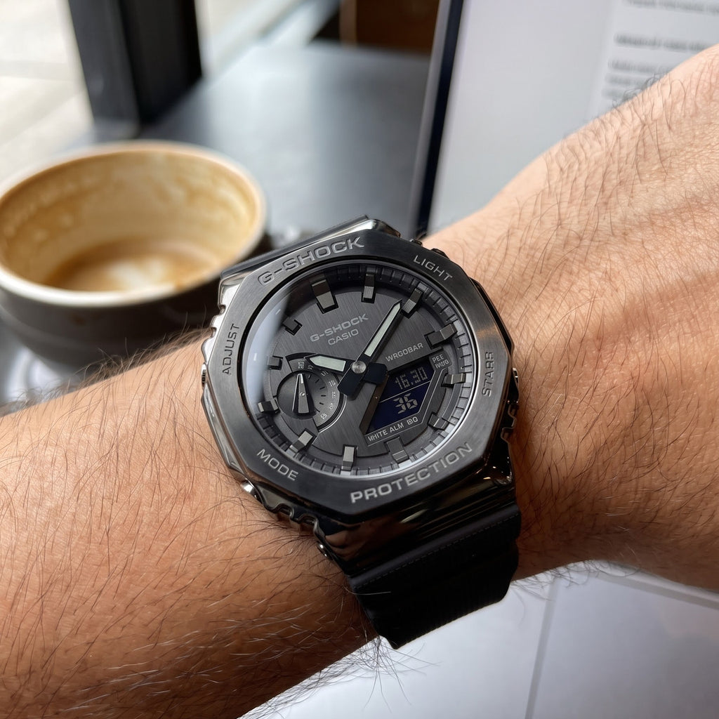 Casio G-Shock GM 2100A Black Charcoal