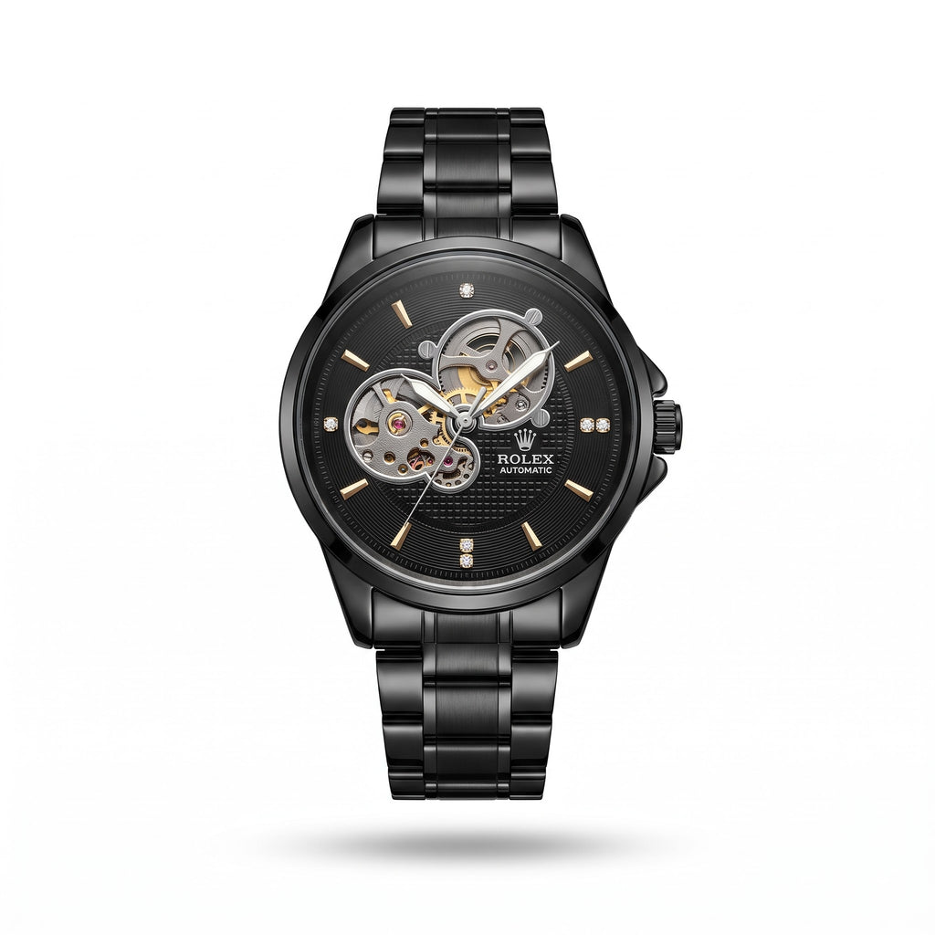 Skeleton Automatic Black Dial