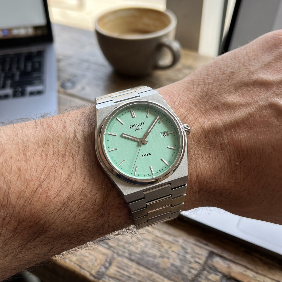 Tissot PRX Sea Green Quartz