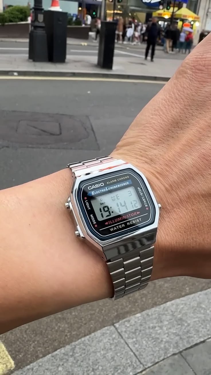 Casio A168 Vintage Silver