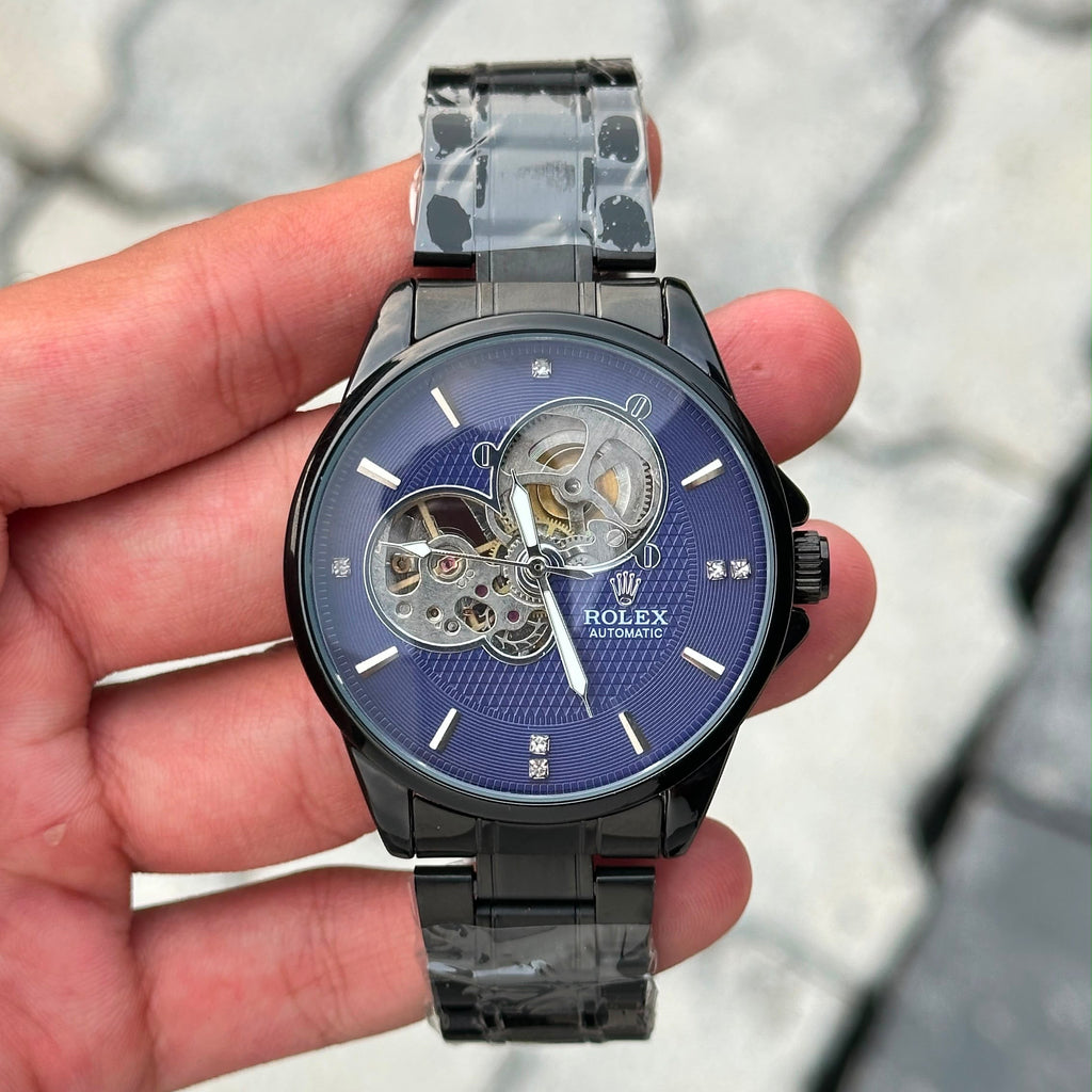 Skeleton Automatic Blue Dial