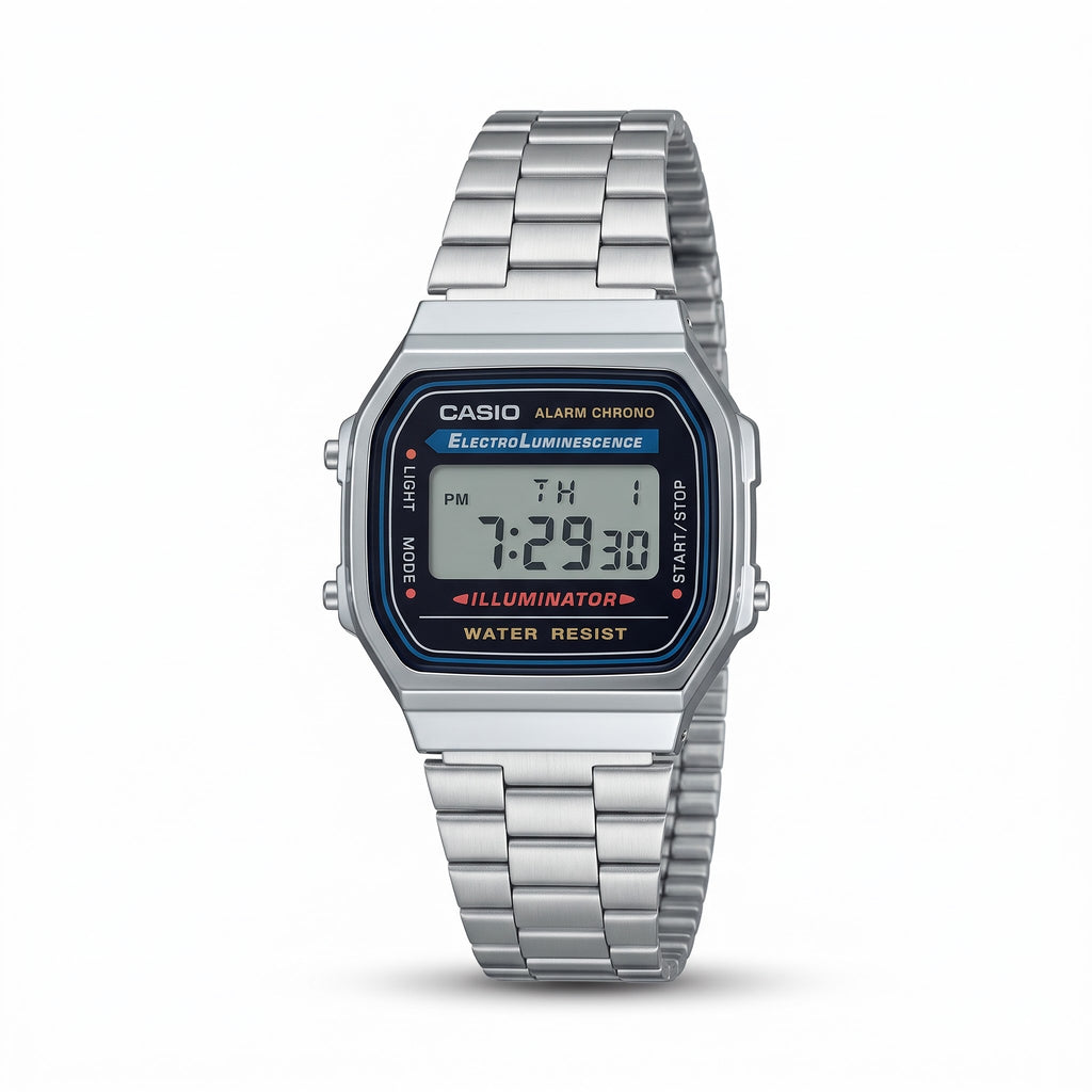 Casio A168 Vintage Silver