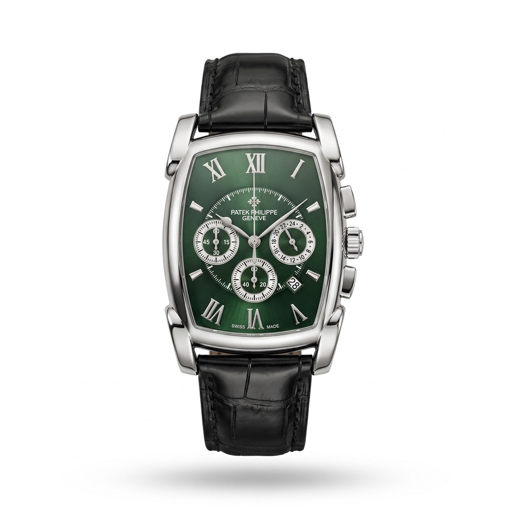 Patek Phillippe Barrel Green Chronograph