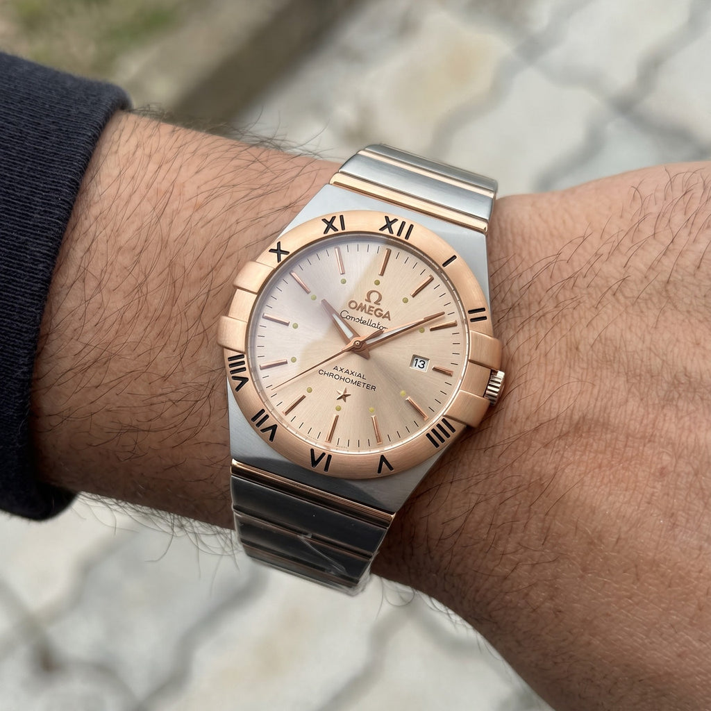 Omega Constellation Rose Gold Dial