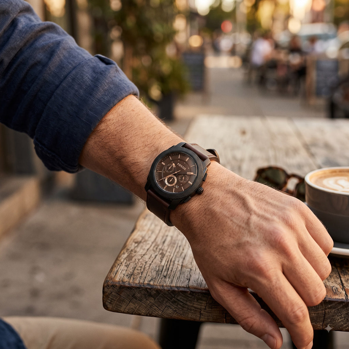 Fossil FS5251 Quartz Brown Leather
