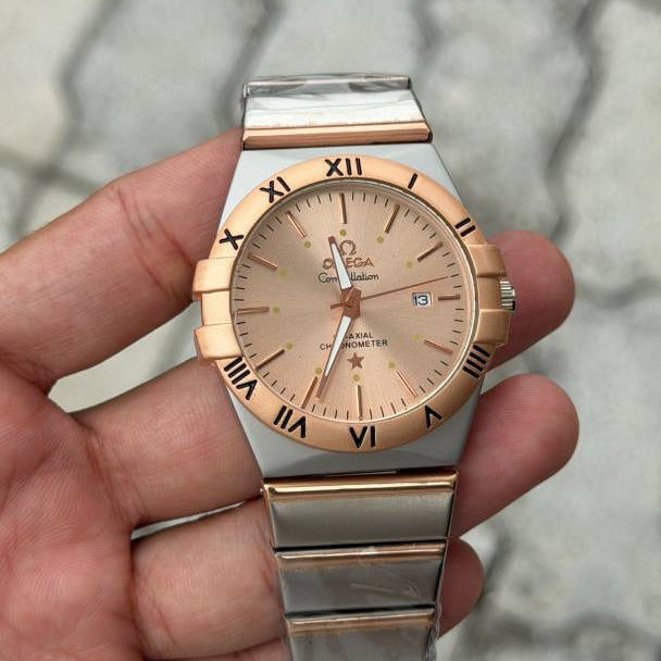 Omega Constellation Rose Gold Dial